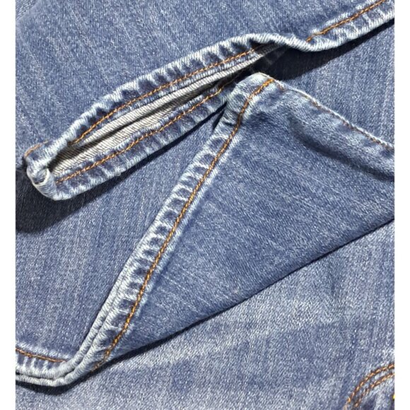 Y2K Lucky Brand Sofia Bootcut Jeans Size 12/31 Red Zipper Tape Clover Rope Pocke - Picture 12 of 12